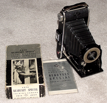 agfa ansco readyset special vintage folding film camera 1941