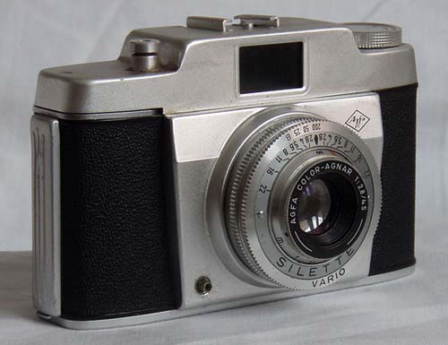 agfa silette vario vintage film camera 1958