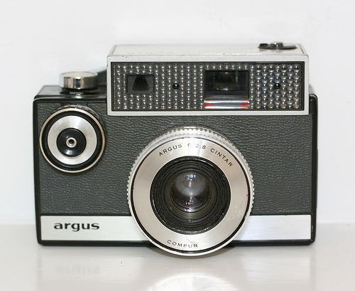 argus autronic I, autronic II vintage 35 mm film camera 1960