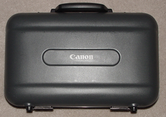canon rc-260 still video camera case exterior 1991