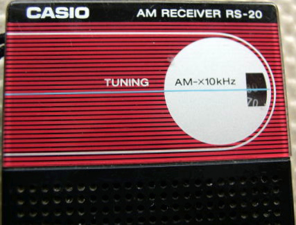 Casio RS-20 AM receiver