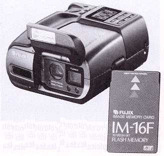 fujix ds-h2 memory card digital ccd camera 1992