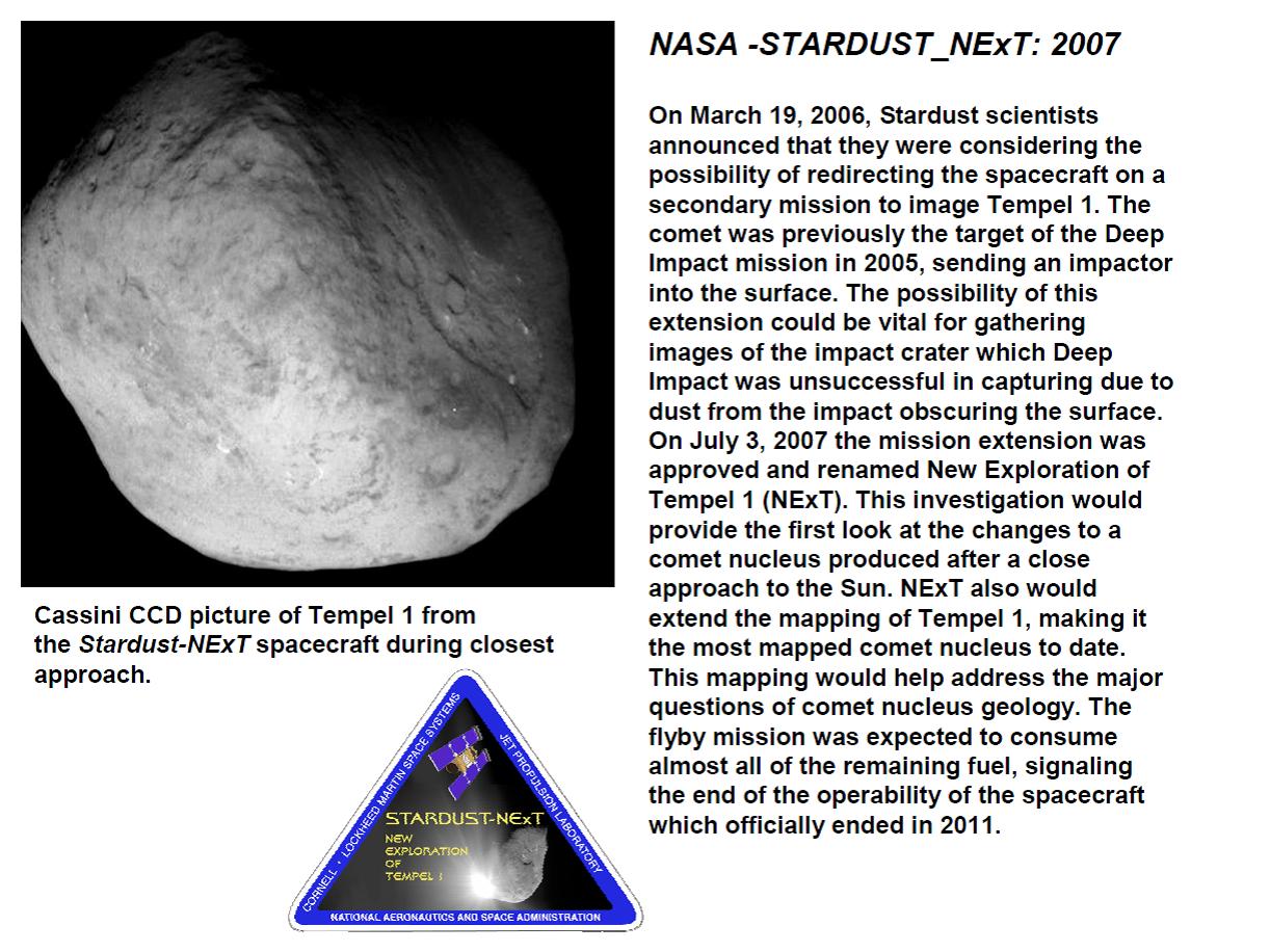 Janesick: Stardust photo of comet Tempel I