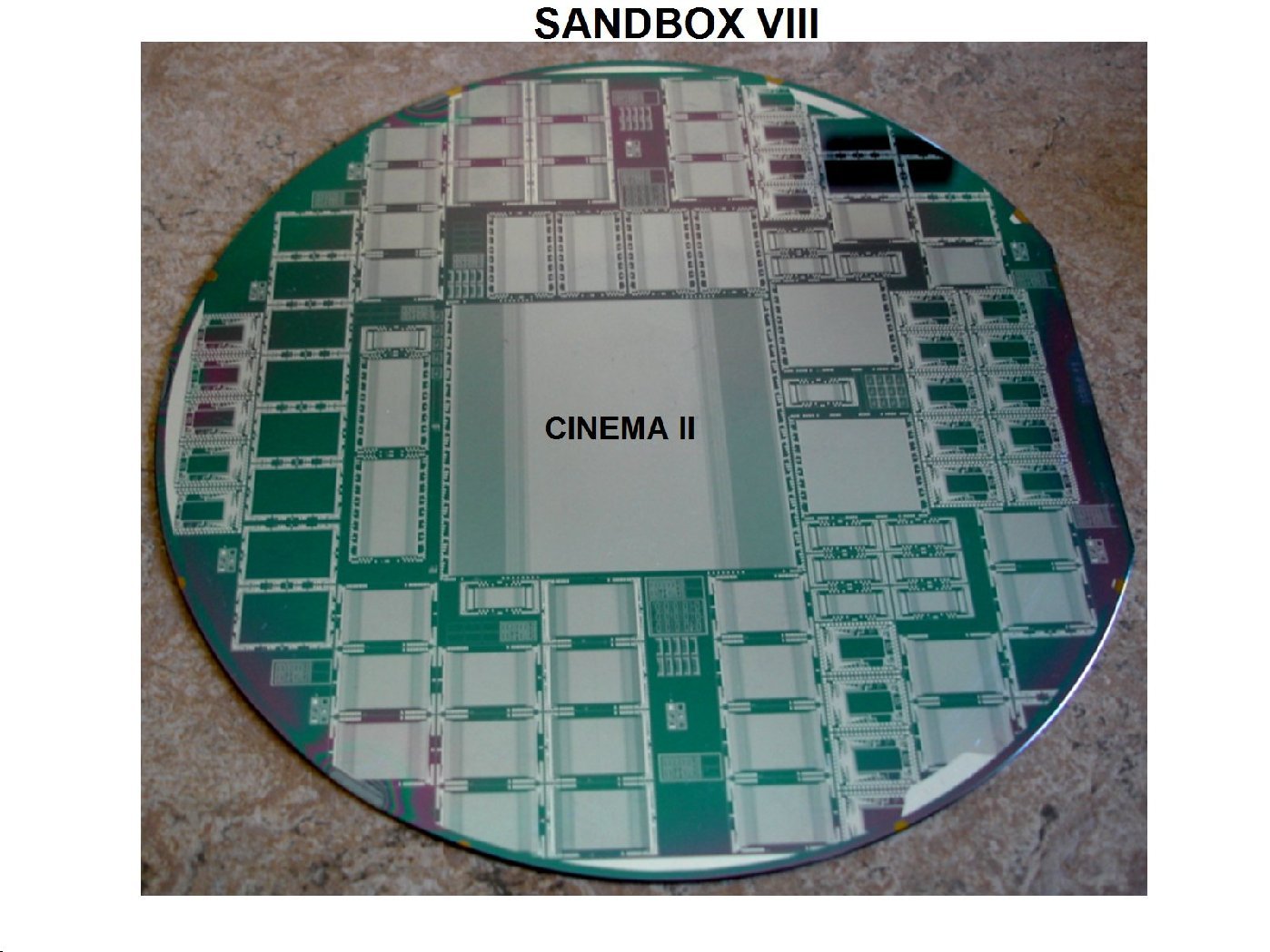 Janesick Pixel Vision Inc. Cinema II Sandbox VIII commercoial CCD wafer