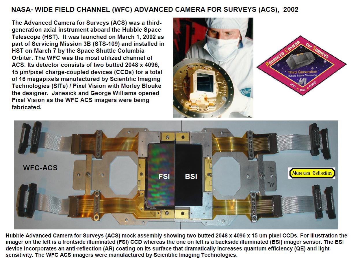 Janesick:  NASA Wide Field Channmel camera CCD