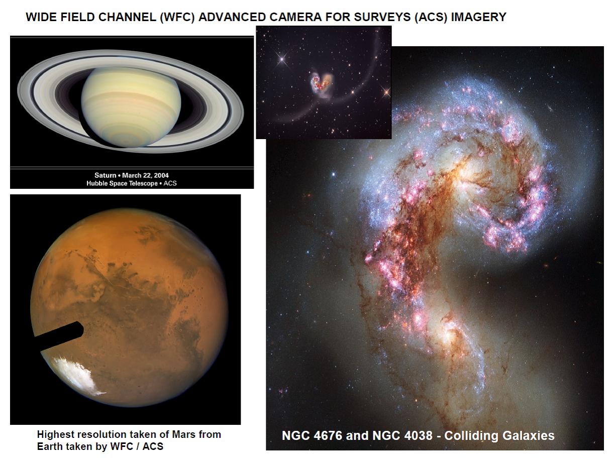 Janesick:  NASA wide field channel camera images