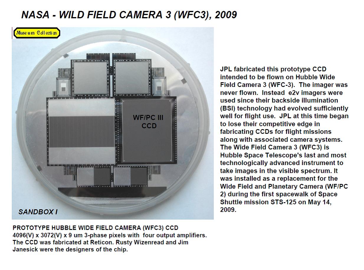 Janesick:  NASA Wide Field Camera Sandbox I CCD wafer