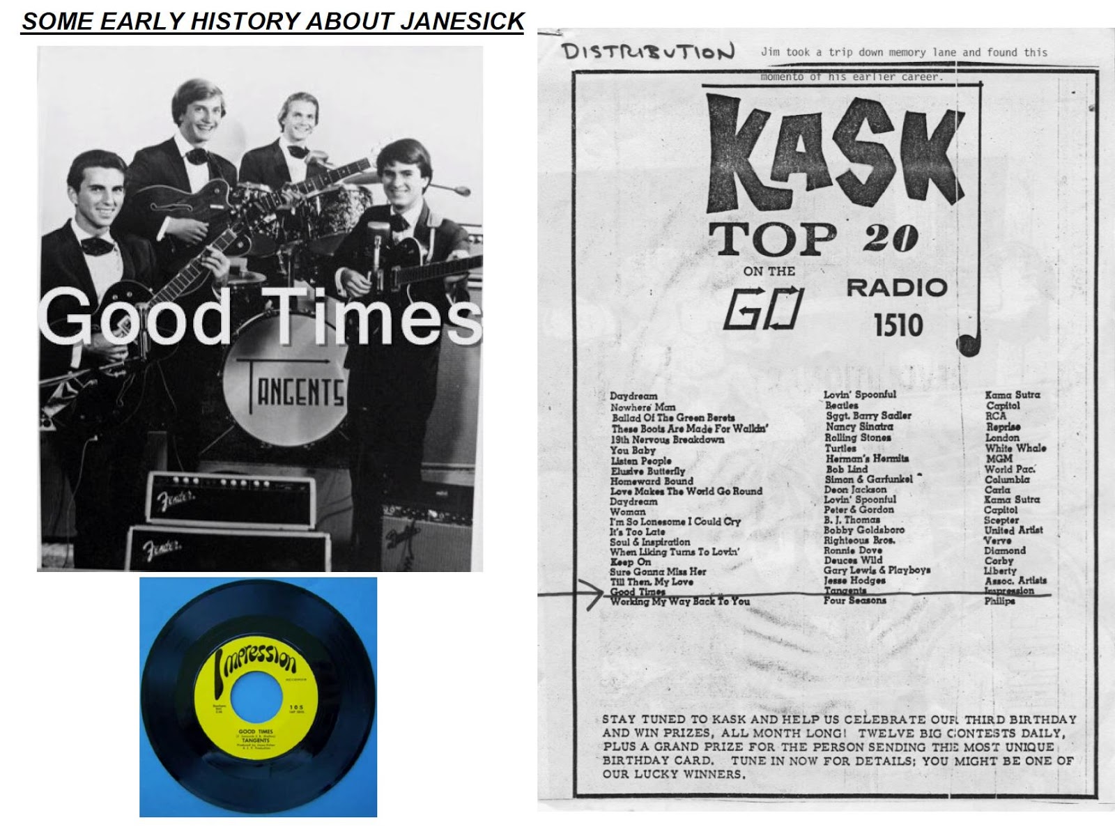 James Janesick and the Tangewnts band