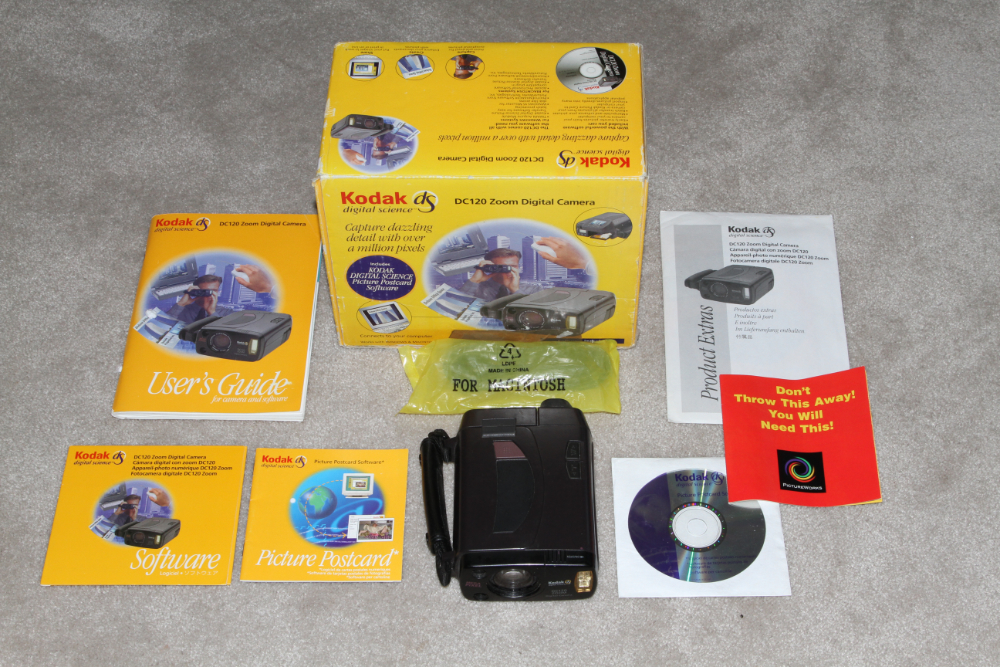 Kodak DC120 digital camera kit
