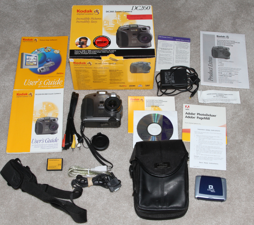 Kodak DC260 and 260 Pro digital camera kit