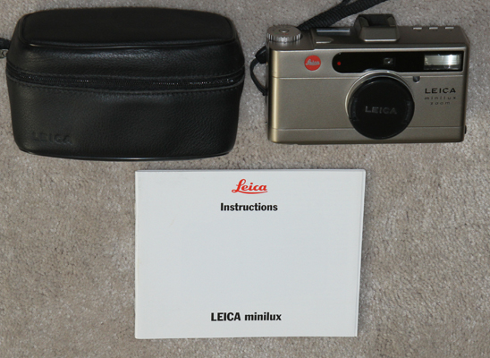 leica minilux zoom vintage digital camera 1998