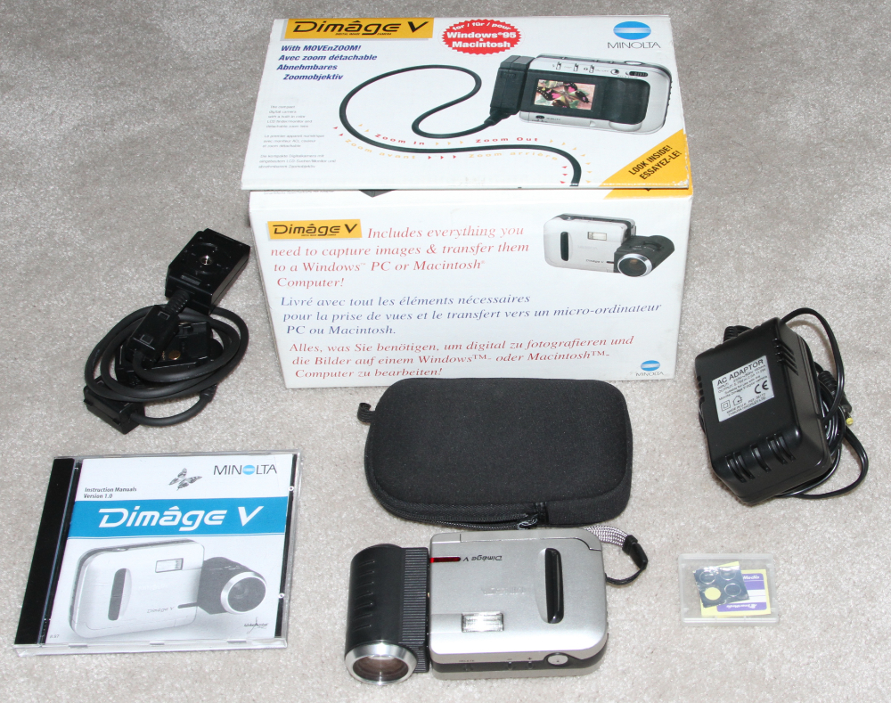 Minolta Dimage V digital camera kit
