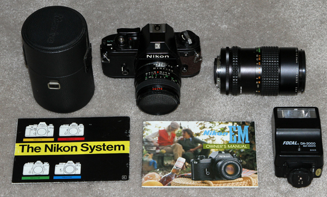 Nikon EM 35mm camera