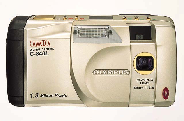 olympus camedia c-840l, d-340l vintage digital camera