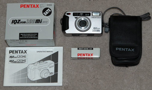 pentax iq zoom 120mi vintage digital camera 1999