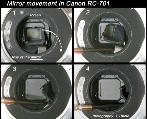 canon rc-701 mirror system 1986