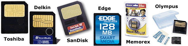 toshiba solid state floppy disk card, smart media 1995