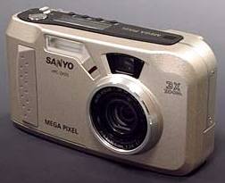 sanyo vpc-z400ex, dsc-sx1z vintage digital camera 1998