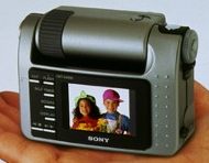 sony cybershot dsc-f1 digital camera rear view 1996