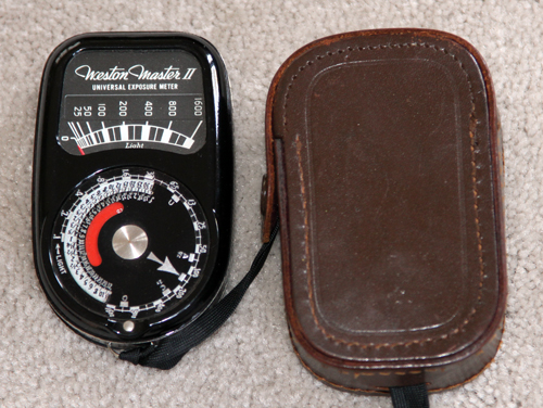 weston master II model 735 vintage light meter 1945