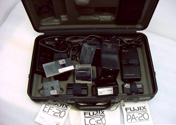 fujix es-20 still video camera  set large 1988
